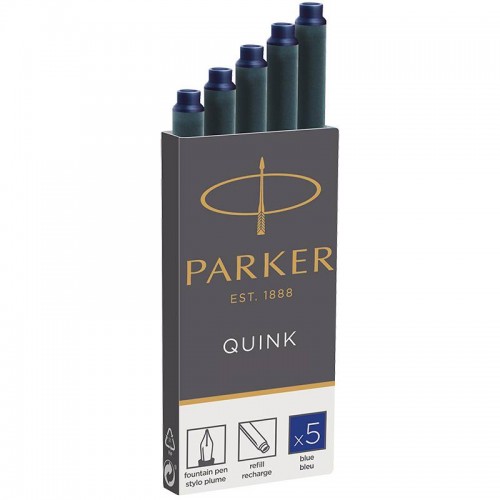 Синие картриджи Parker (Паркер) Quink Cartridges Blue 5шт в Уфе
