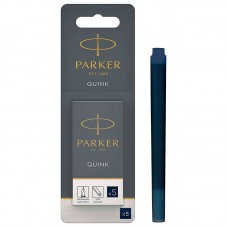 Темно-синие картриджи с чернилами Parker Long Blue ink 5 шт в блистере