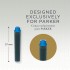 Синие неводостойкие картриджи Parker (Паркер) Quink Mini Cartridges Washable Blue 6шт в Уфе
