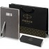 Набор Parker Jotter Stainless Steel CT из перьевой ручки и серого ежедневника в Уфе