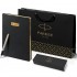 Набор Parker Jotter Stainless Steel GT из перьевой ручки и черного ежедневника недатированного в Уфе