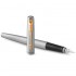 Набор Parker Jotter Stainless Steel GT из перьевой ручки и черного ежедневника в Уфе