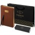 Набор Parker Jotter XL SE20 Monochrome Black из шариковой ручки и ежедневника коричневого цвета в Уфе