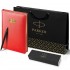 Набор Parker Jotter XL SE20 Monochrome Black из шариковой ручки и ежедневника красного цвета в Уфе