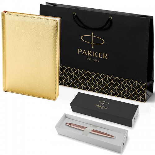 Набор Parker Jotter XL SE20 Monochrome Rose Gold из шариковой ручки и ежедневника золотого цвета в Уфе