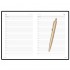 Набор Parker Jotter XL SE20 Monochrome Gold из шариковой ручки и ежедневника коричневого цвета в Уфе