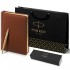 Набор Parker Jotter XL SE20 Monochrome Gold из шариковой ручки и ежедневника коричневого цвета в Уфе