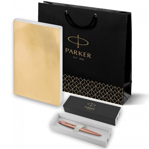 Набор Parker Jotter XL SE20 Monochrome Rose Gold из шариковой ручки и ежедневника золотистого цвета в Уфе
