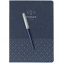 Набор Parker Jotter Royal Blue CT из перьевой ручки и ежедневника недатированного синего цвета в Уфе