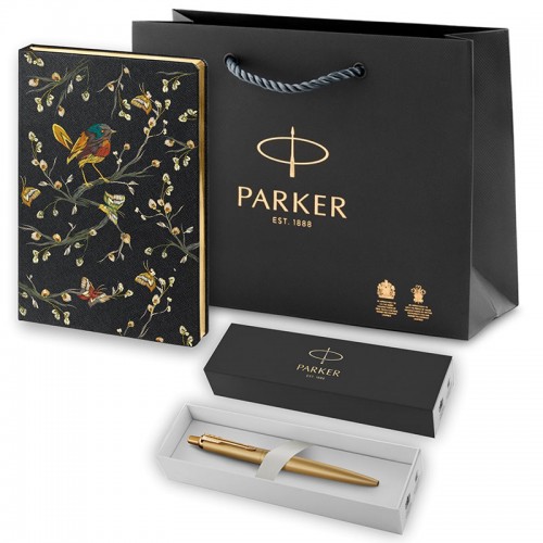 Набор Parker Jotter XL SE20 Monochrome Gold из шариковой ручки и ежедневника черного цвета в Уфе