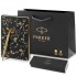 Набор Parker Jotter XL SE20 Monochrome Gold из шариковой ручки и ежедневника черного цвета в Уфе