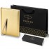 Набор Parker Jotter XL SE20 Monochrome Gold из шариковой ручки и ежедневника золотого цвета в Уфе