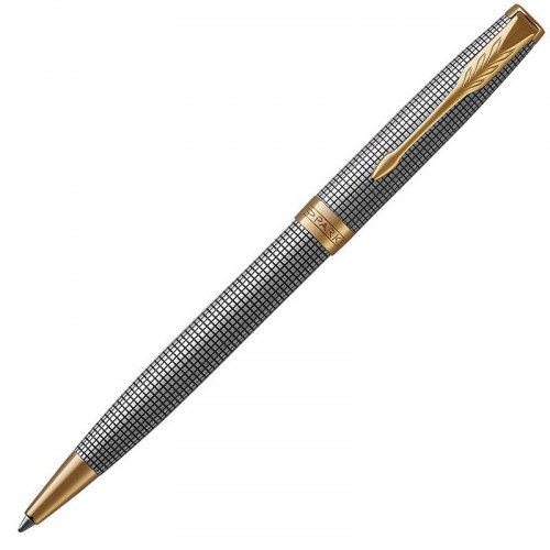 Шариковая ручка Parker (Паркер) Sonnet Luxury Cisele Silver GT в Уфе
