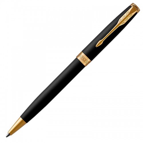 Шариковая ручка Parker (Паркер) Sonnet Core Matte Black Lacquer GT в Уфе
