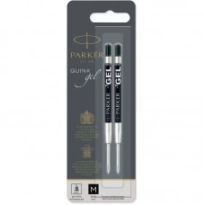 Черный гелевый стержень Parker Gel Pen Refill M в блистере 2 шт